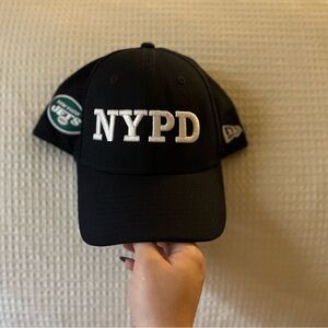 Unisex NYPD Jets hat in black (adjustable)
